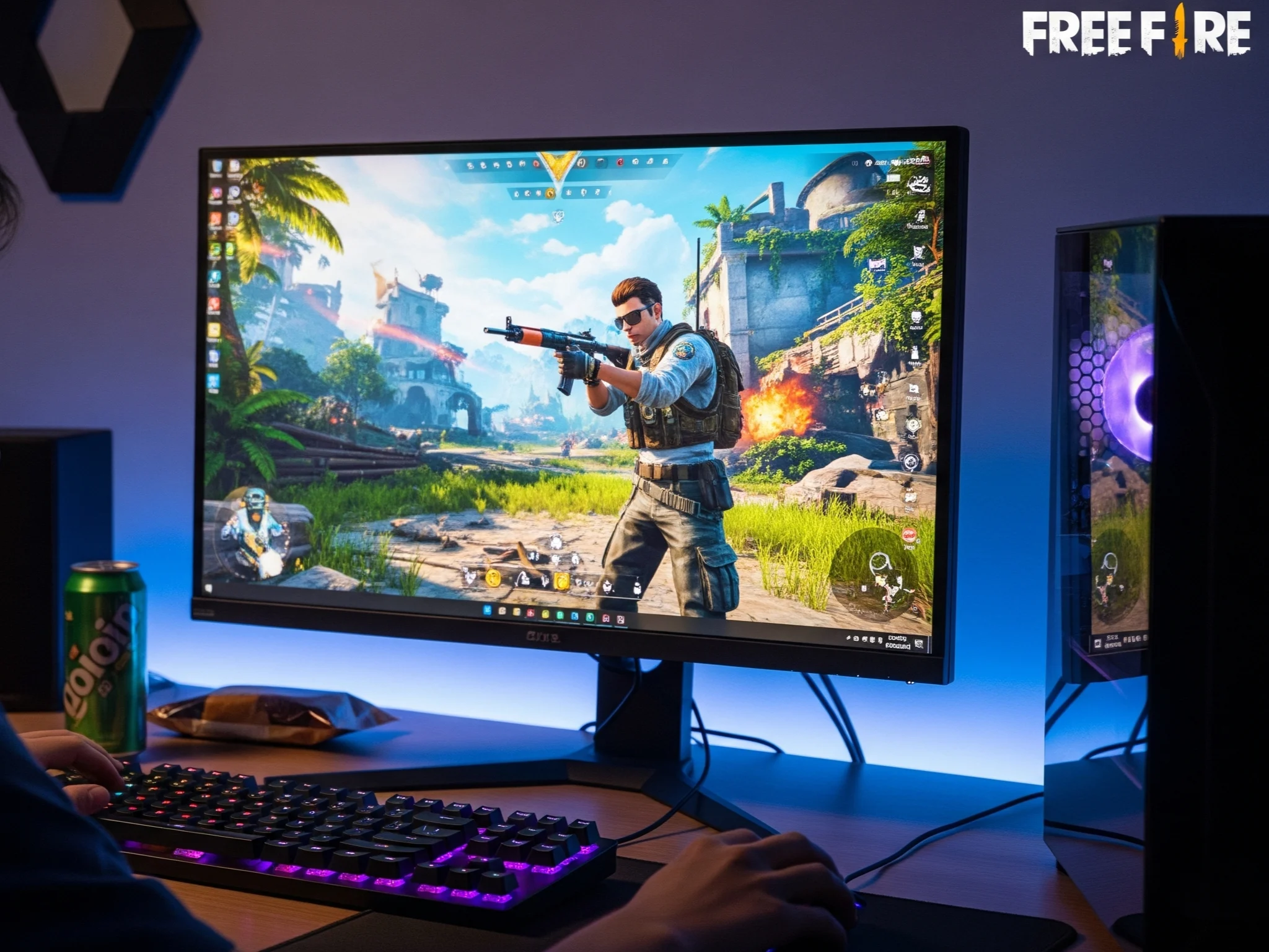 free fire ในคอม