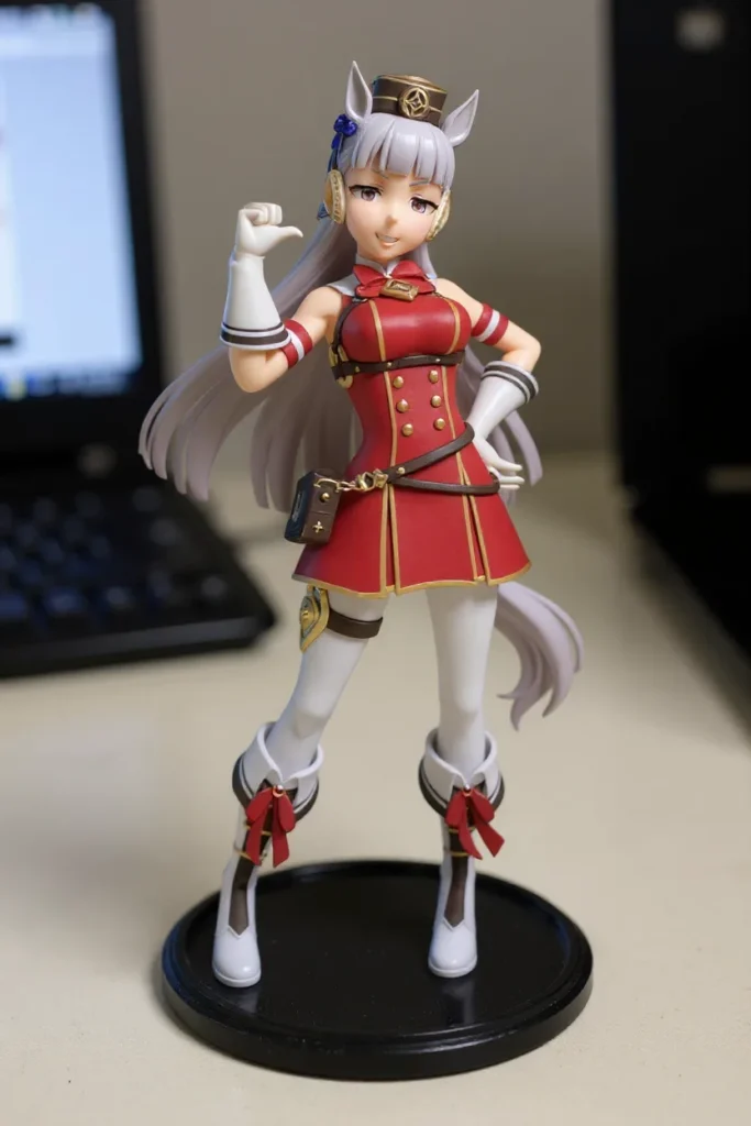 gold ship figure
