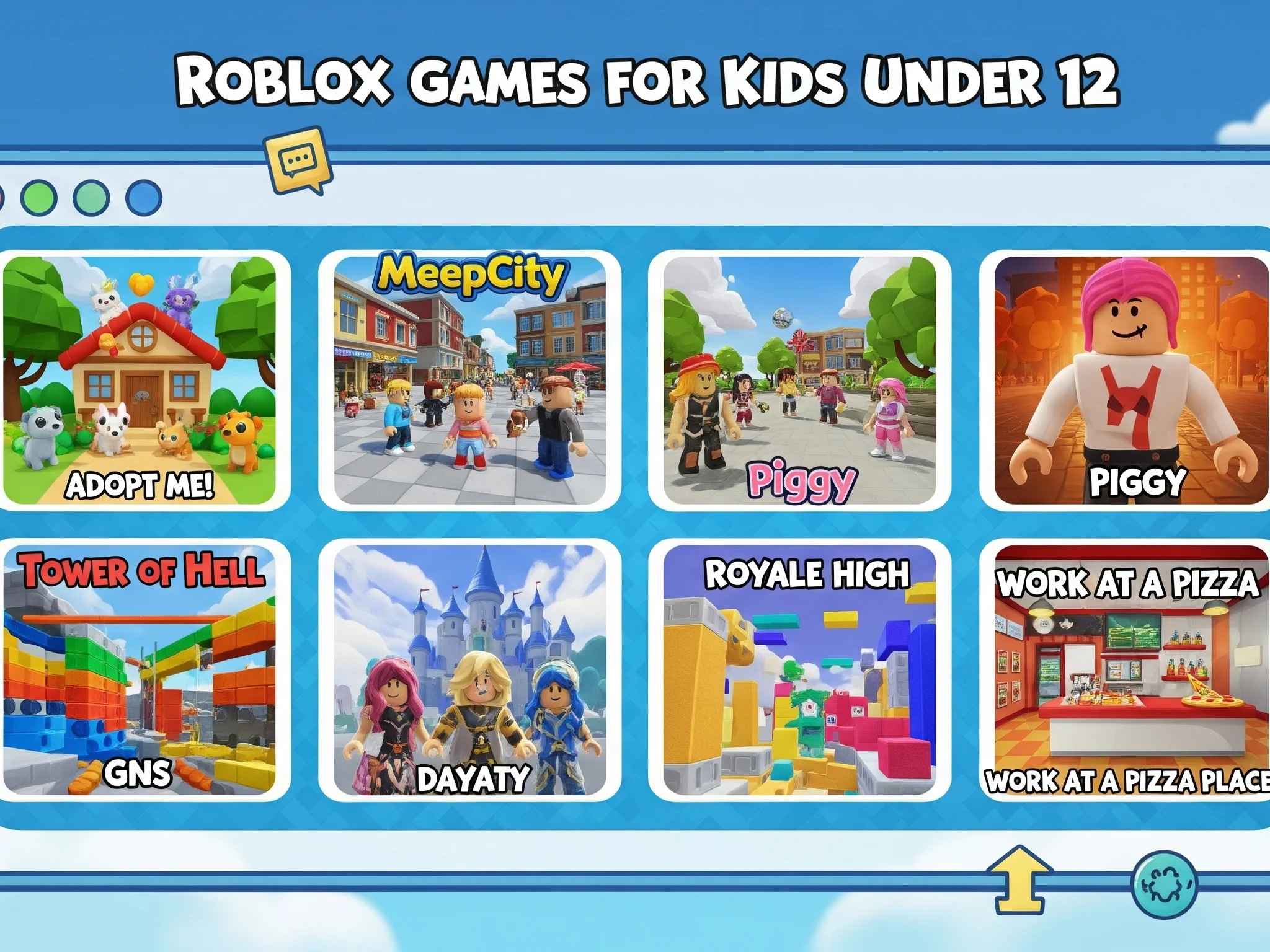 roblox games for kids under 12