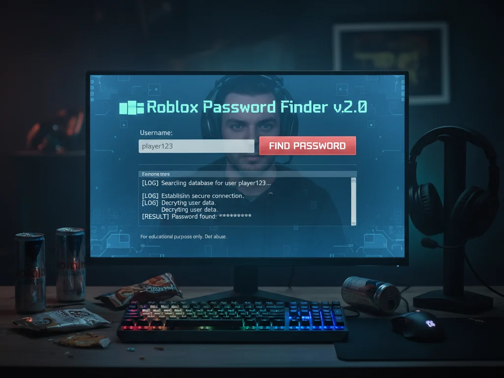 roblox password finder