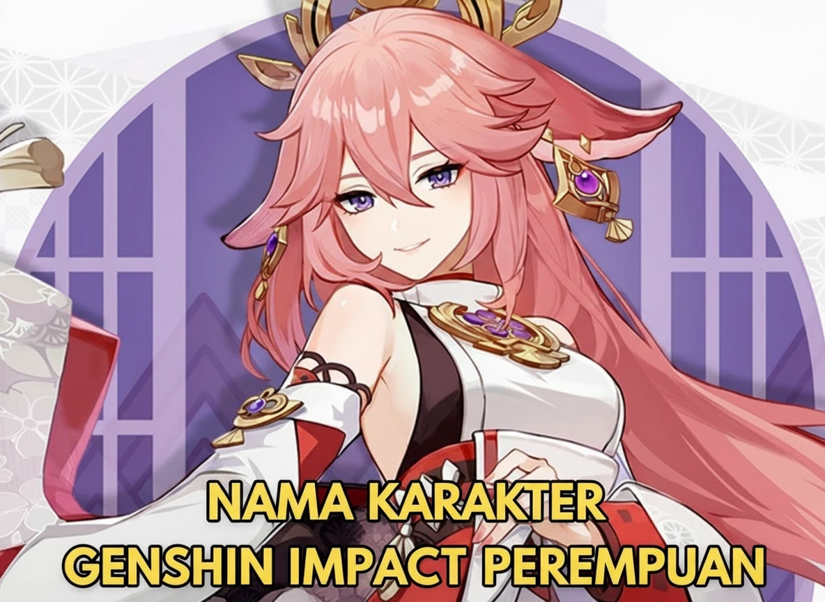 Yae Miko - nama karakter genshin impact perempuan