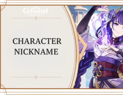 genshin impact character nickname