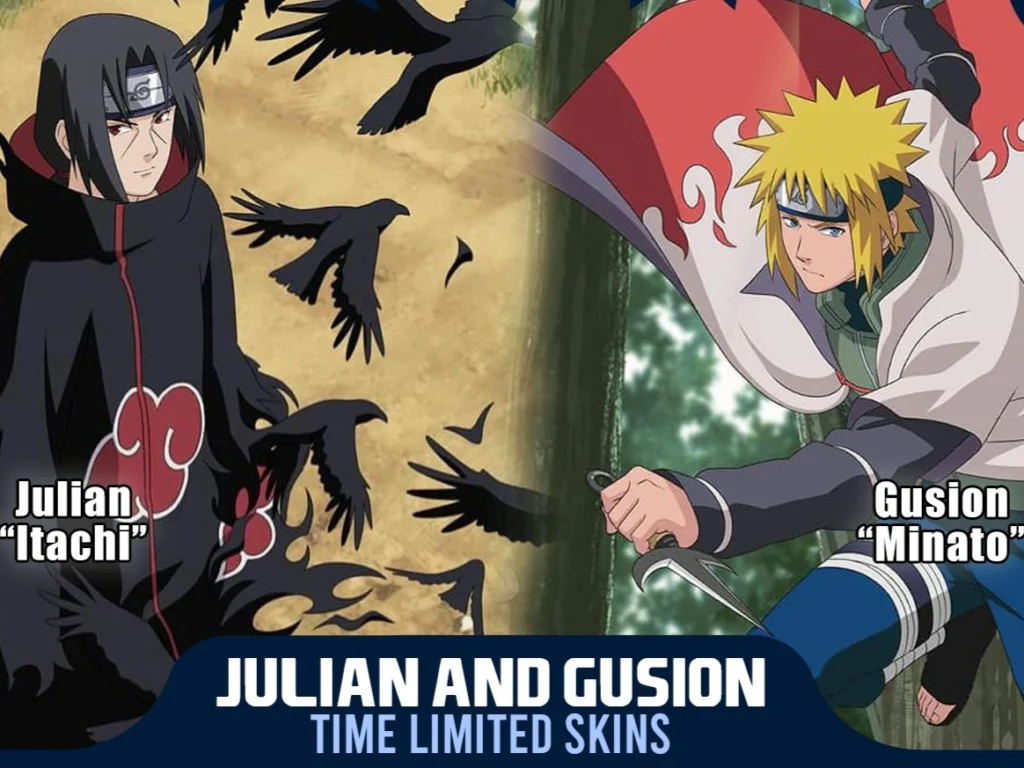 julian x itachi - gusion x minato