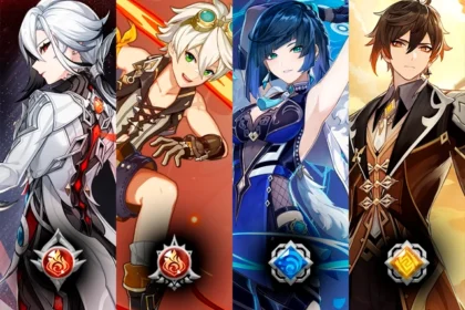 Arlecchino • Furina • Yelan • Zhongli - Tim terbaik Arlecchino