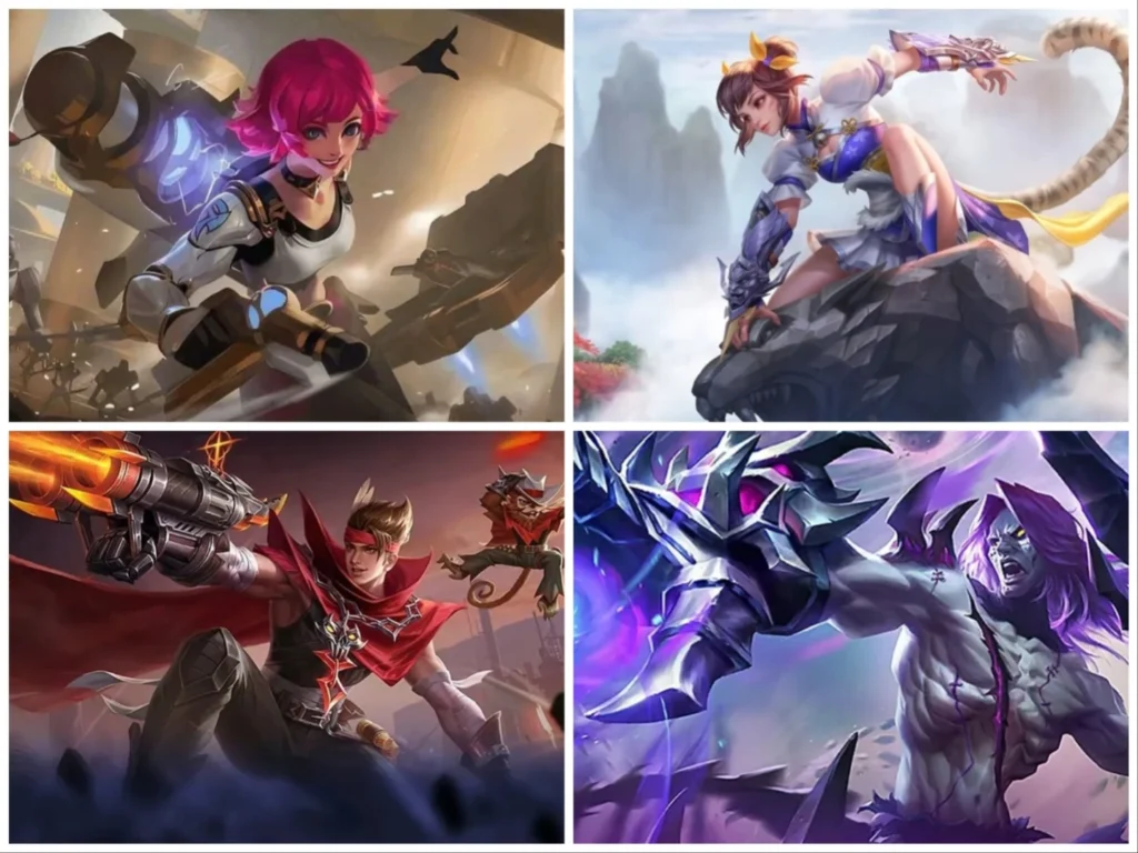 Beatrix, Wanwan, Claude, Moskov