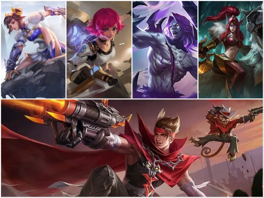 Beatrix, Wanwan, Claude, Moskov, Irithel