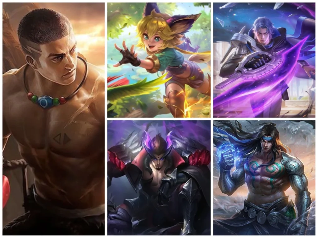 Paquito, Badang, Yu Zhong, Nolan, Joy