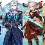 Neuvillette + Furina + Kazuha + Zhongli - Tim terbaik Neuvillette