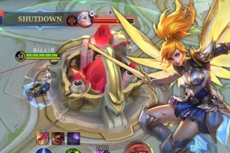 cara push turret di Mobile Legends