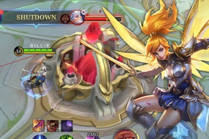 cara push turret di Mobile Legends