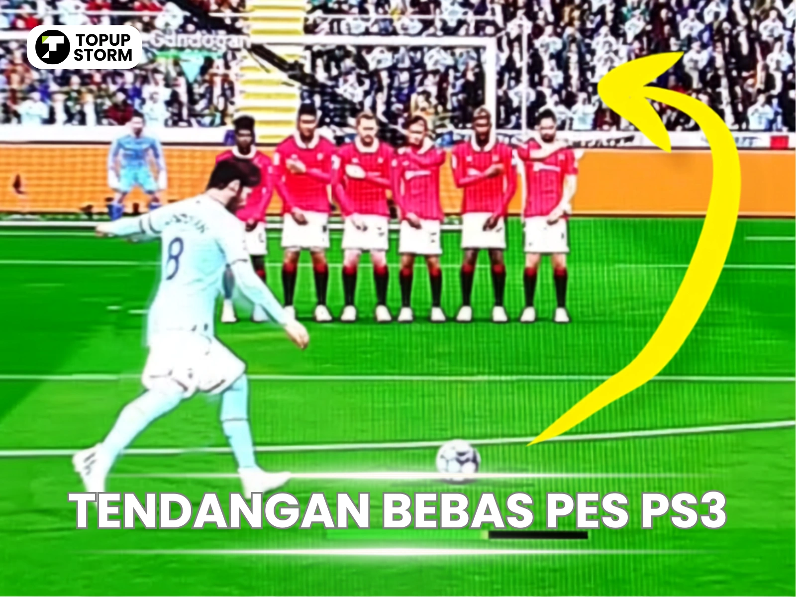 trik pes ps3 tendangan bebas